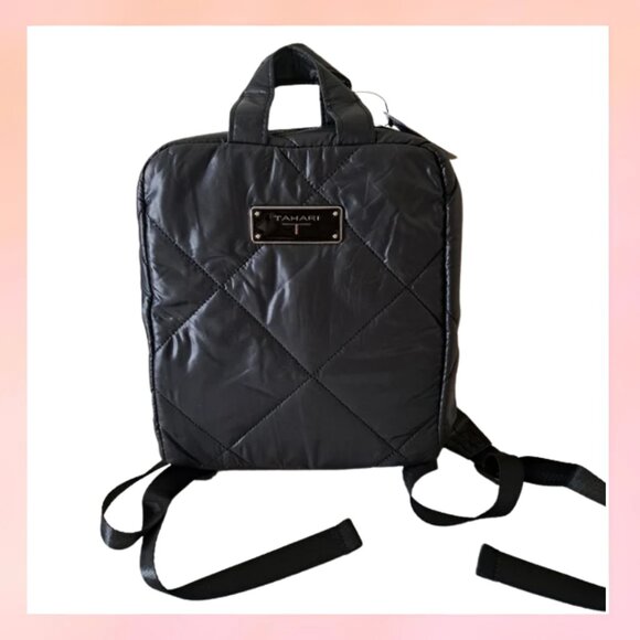 Tahari Handbags - Tahari Phoebe Jr Quilted Backpack